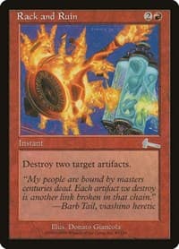 Rack and Ruin from Urza's Legacy