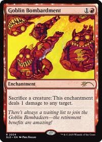Goblin Bombardment (2024) from Secret Lair Drop Series