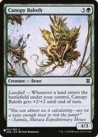 Canopy Baloth from The List Reprints
