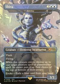 Shiva - Subtlety (Rainbow Foil) from Secret Lair Drop Series