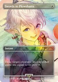 Swords to Plowshares (Borderless) from MagicFest Cards