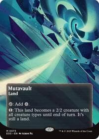 Mutavault (0073) (Borderless) from Edge of Eternities: Stellar Sights