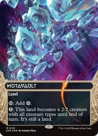 Mutavault (0118) (Borderless) (Galaxy Foil) from Edge of Eternities: Stellar Sights