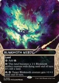 Blinkmoth Nexus (0093) (Borderless) (Galaxy Foil) from Edge of Eternities: Stellar Sights