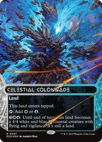 Celestial Colonnade (0097) (Borderless) (Galaxy Foil) from Edge of Eternities: Stellar Sights