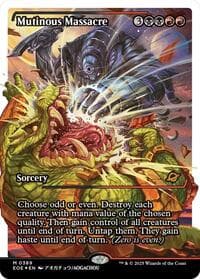Mutinous Massacre (Showcase) (Fracture Foil) from Edge of Eternities