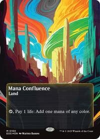 Mana Confluence (0160) (Borderless) (Galaxy Foil) from Edge of Eternities: Stellar Sights