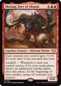 Moraug, Fury of Akoum from Commander: Edge of Eternities