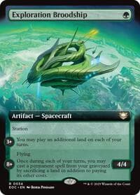 Exploration Broodship (Extended Art) from Commander: Edge of Eternities