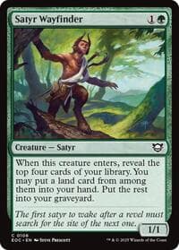 Satyr Wayfinder from Commander: Edge of Eternities