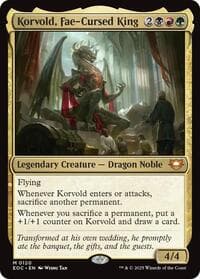 Korvold, Fae-Cursed King from Commander: Edge of Eternities