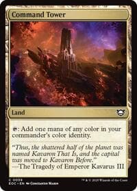 Command Tower from Commander: Edge of Eternities