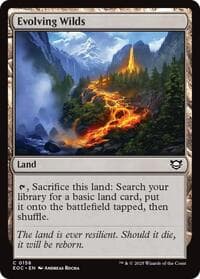 Evolving Wilds from Commander: Edge of Eternities