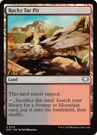 Rocky Tar Pit from Commander: Edge of Eternities