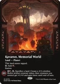 Kavaron, Memorial World (Borderless) (Galaxy Foil) from Edge of Eternities