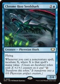 Chrome Host Seedshark from Commander: Edge of Eternities