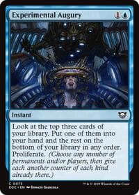 Experimental Augury from Commander: Edge of Eternities