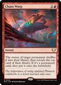 Chaos Warp from Commander: Edge of Eternities