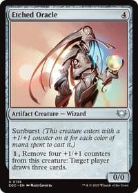 Etched Oracle from Commander: Edge of Eternities