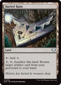 Buried Ruin from Commander: Edge of Eternities