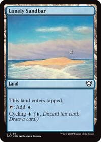Lonely Sandbar from Commander: Edge of Eternities