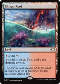 Shivan Reef from Commander: Edge of Eternities