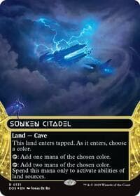 Sunken Citadel (0131) (Borderless) (Galaxy Foil) from Edge of Eternities: Stellar Sights