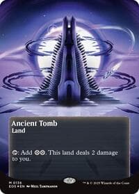 Ancient Tomb (0136) (Borderless) (Galaxy Foil) from Edge of Eternities: Stellar Sights
