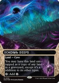 Echoing Deeps (0103) (Borderless) (Galaxy Foil) from Edge of Eternities: Stellar Sights