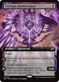 Entropic Battlecruiser (Extended Art) from Edge of Eternities
