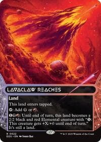 Lavaclaw Reaches (0022) (Borderless) from Edge of Eternities: Stellar Sights