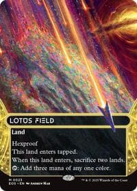 Lotus Field (0023) (Borderless) from Edge of Eternities: Stellar Sights