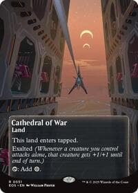 Cathedral of War (0051) (Borderless) from Edge of Eternities: Stellar Sights
