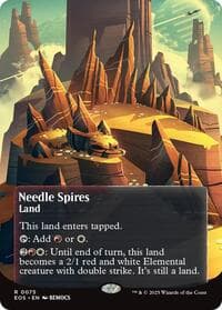 Needle Spires (0075) (Borderless) from Edge of Eternities: Stellar Sights