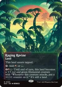 Raging Ravine (0080) (Borderless) from Edge of Eternities: Stellar Sights
