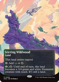 Stirring Wildwood (0084) (Borderless) from Edge of Eternities: Stellar Sights