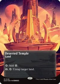 Deserted Temple (0146) (Borderless) (Galaxy Foil) from Edge of Eternities: Stellar Sights