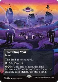 Shambling Vent (0173) (Borderless) (Galaxy Foil) from Edge of Eternities: Stellar Sights