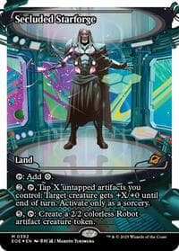 Secluded Starforge (Showcase) (Fracture Foil) from Edge of Eternities