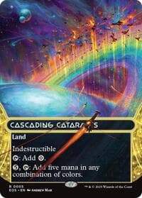 Cascading Cataracts (0005) (Borderless) from Edge of Eternities: Stellar Sights