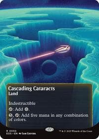 Cascading Cataracts (0050) (Borderless) from Edge of Eternities: Stellar Sights