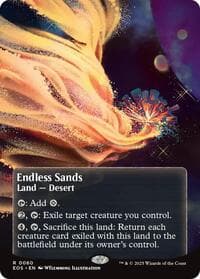 Endless Sands (0060) (Borderless) from Edge of Eternities: Stellar Sights