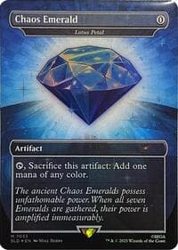 Chaos Emerald - Lotus Petal (7033) from Secret Lair Drop Series
