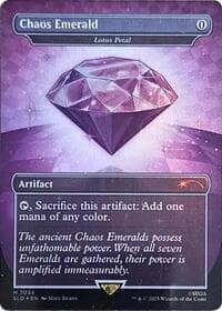 Chaos Emerald - Lotus Petal (7034) from Secret Lair Drop Series