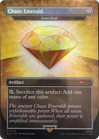 Chaos Emerald - Lotus Petal (7035) from Secret Lair Drop Series