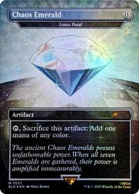 Chaos Emerald - Lotus Petal (7037) from Secret Lair Drop Series