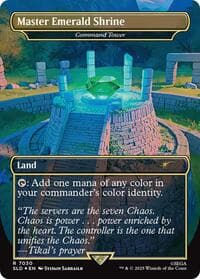 Master Emerald Shrine - Command Tower (7030) (Rainbow Foil) from Secret Lair Drop Series