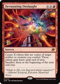 Devastating Onslaught from Prerelease Cards