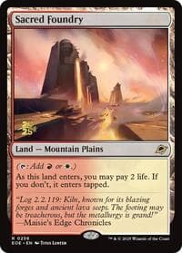 Sacred Foundry from Prerelease Cards
