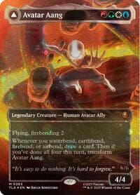 Avatar Aang (Raised Foil) from Avatar: The Last Airbender
